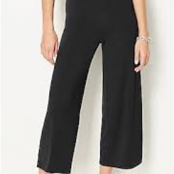 J Jill cropped pants small black cotton mix 26” length - Picture 6 of 6
